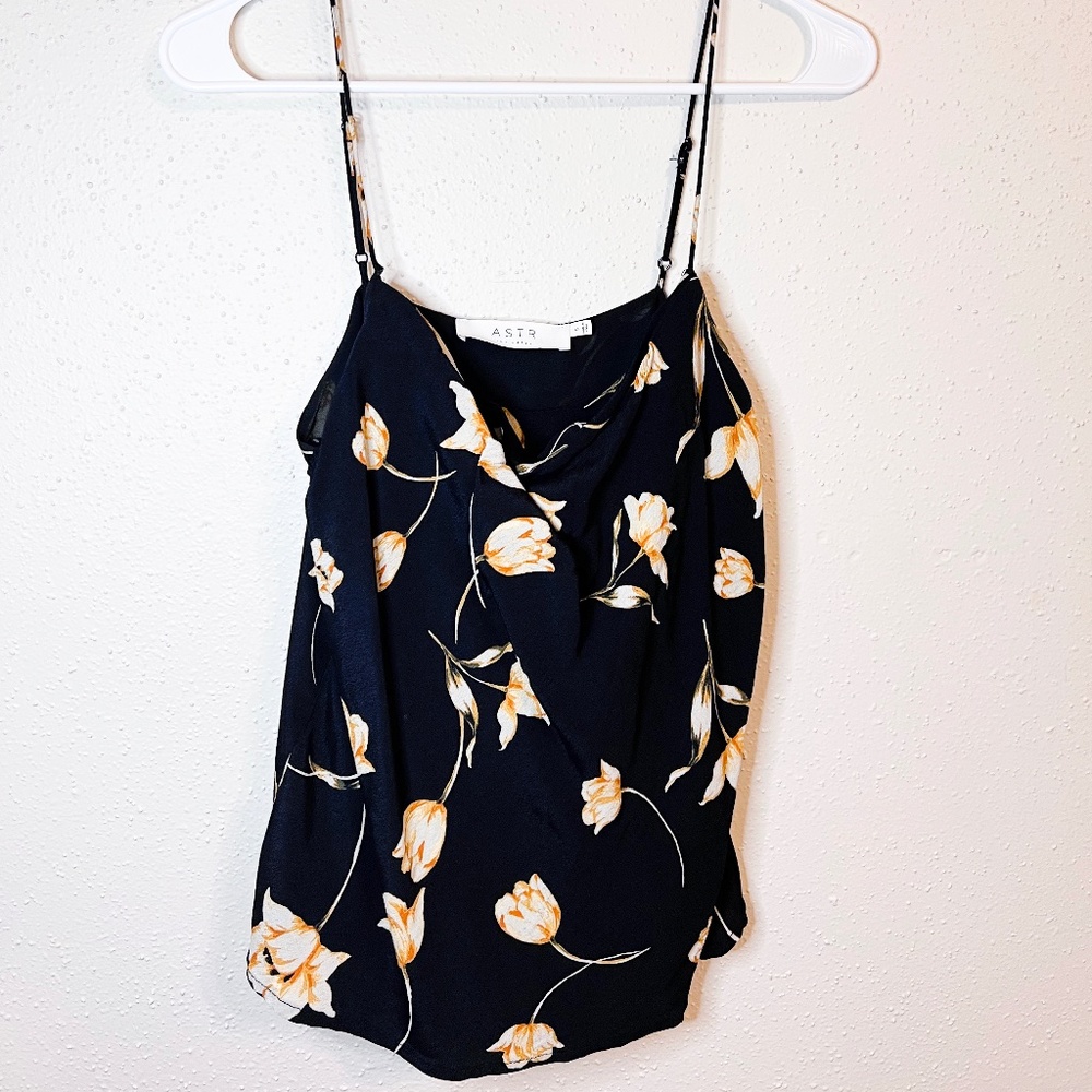 ASTR the Label Floral Tank Blouse